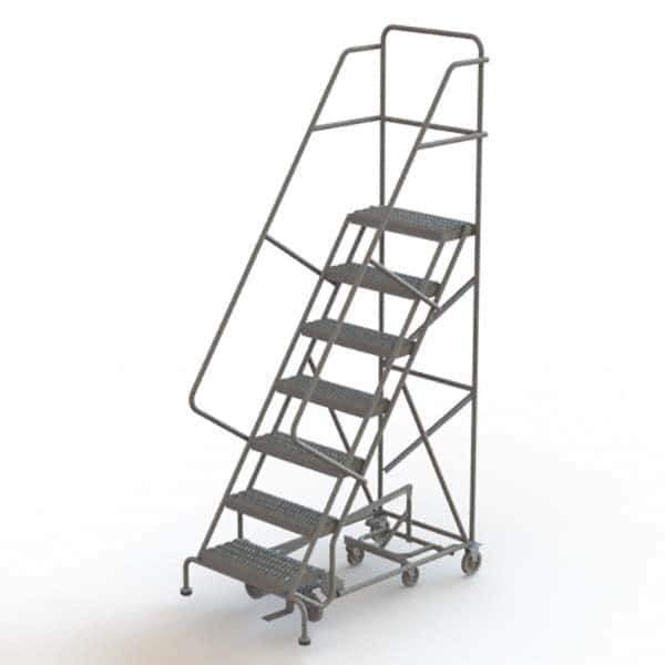 TRI-ARC - Rolling & Wall Mounted Ladders & Platforms Type: All-Directional Ladder Style: Forward Descent 50 Degree Incline - Industrial Tool & Supply