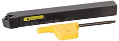 Kennametal - SCSP, Right Hand Cut, 45° Lead Angle, 10mm Shank Height x 10mm Shank Width, Positive Rake Indexable Turning Toolholder - 100mm OAL, CP..0602.. Insert Compatibility, Series Screw-On - Industrial Tool & Supply
