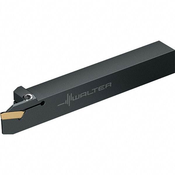 Walter - External Thread, 0.4724" Max Depth of Cut, 2mm Min Groove Width, 125mm OAL, Right Hand Indexable Grooving Cutoff Toolholder - 12mm Shank Height x 12mm Shank Width, GX16-1E2.. Insert Style, XLDE-C Toolholder Style - Industrial Tool & Supply