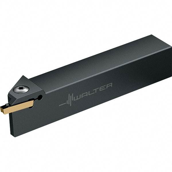 Walter - External Thread, 0.2362" Max Depth of Cut, 3mm Min Groove Width, 143.5mm OAL, Left Hand Indexable Grooving Cutoff Toolholder - 25mm Shank Height x 25mm Shank Width, GX24-.. Insert Style, G1511 Toolholder Style - Industrial Tool & Supply
