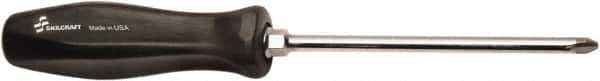 Ability One - #3, 6" OAL, Standard Phillips Screwdriver - 6" Blade Length, Round Shank, Ergonomic Handle - Industrial Tool & Supply