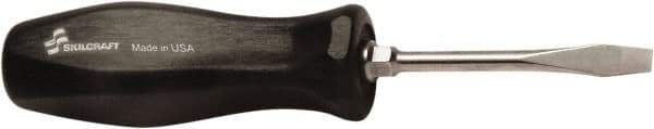Ability One - Standard Slotted Screwdriver - Round Shank, Ergonomic Handle - Industrial Tool & Supply