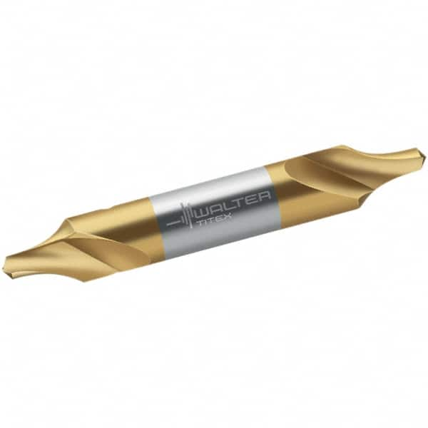 Walter-Titex - Metric Radius Cut 60° Incl Angle High Speed Steel Combo Drill & Countersink - Industrial Tool & Supply