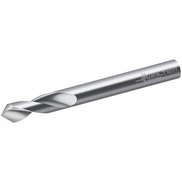 Walter-Titex - 4mm Body Diam, 90°, 55mm OAL, High Speed Steel Spotting Drill - Industrial Tool & Supply