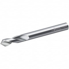 Walter-Titex - 4mm Body Diam, 90°, 55mm OAL, High Speed Steel Spotting Drill - Industrial Tool & Supply