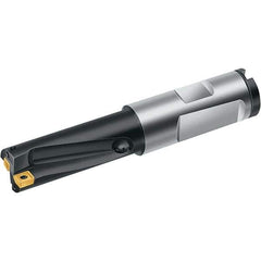 Walter - 35mm Max Drill Depth, 2xD, 17.5mm Diam, Indexable Insert Drill - 2 Inserts, 16mm Shank Diam, Combination Shank - Industrial Tool & Supply