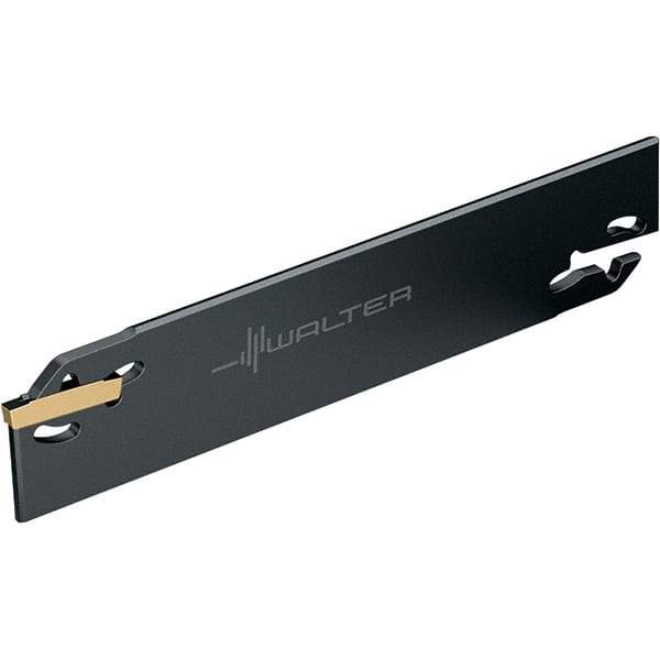 Walter - 1.2598" Blade Height, 5.878" OAL, Neutral Cut, Double End Indexable Cut-Off Blade - 50mm Max Depth of Cut, G1042 Blade - Industrial Tool & Supply
