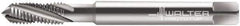 Walter-Prototyp - 5/16-18 UNC 3 Flute 2B Modified Bottoming Spiral Flute Tap - Powdered Metal, Bright Finish, 90mm OAL, Right Hand Flute, Right Hand Thread, Series 224102 - Exact Industrial Supply