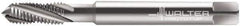 Walter-Prototyp - 5/16-18 UNC 3 Flute 3B Modified Bottoming Spiral Flute Tap - Powdered Metal, Bright Finish, 90mm OAL, Right Hand Flute, Right Hand Thread, Series 224104 - Exact Industrial Supply