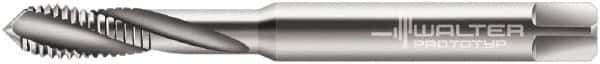 Walter-Prototyp - M3x0.50 Metric 3 Flute 6HX Modified Bottoming Spiral Flute Tap - Powdered Metal, Bright Finish, 56mm OAL, Right Hand Flute, Right Hand Thread, Series 204107 - Exact Industrial Supply