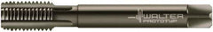 Walter-Prototyp - 1/4-19" BSPP, 4 Flutes, Modified Bottoming Chamfer, Nitride/Oxide Coated, Powdered Metal British Standard Pipe Tap - 0.4331" Shank Diam, 0.3543" Square Size, Series E24364 - Exact Industrial Supply