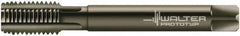 Walter-Prototyp - M18x2.50 Metric 6HX 4 Flute Nitride/Oxide Finish Powdered Metal Straight Flute Machine Tap - Modified Bottoming, Right Hand Thread, 125mm OAL, 30mm Thread Length, Oversize - Exact Industrial Supply