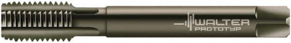 Walter-Prototyp - M14x2.00 Metric 6HX 4 Flute Nitride/Oxide Finish Powdered Metal Straight Flute Machine Tap - Modified Bottoming, Right Hand Thread, 110mm OAL, 25mm Thread Length, Oversize - Exact Industrial Supply