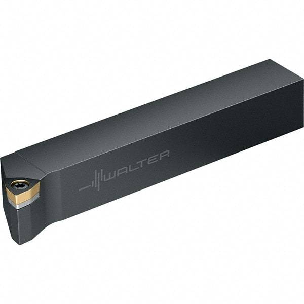 Walter - SWLC, Left Hand Cut, 16mm Shank Height x 16mm Shank Width, Neutral Rake Indexable Turning Toolholder - 100mm OAL, WC..06T3.. Insert Compatibility, Series Walter Turn - Industrial Tool & Supply