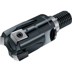 Walter - 2" Cut Diam, 0.48" Max Depth of Cut, Indexable Square Shoulder End Mill - Multiple Insert Styles, T45 Modular Connection, 90° Lead Angle, Through Coolant - Industrial Tool & Supply
