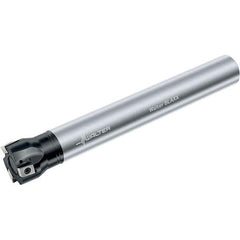 Walter - 40mm Cut Diam, 12mm Max Depth of Cut, 32mm Shank Diam, 250mm OAL, Indexable Square Shoulder End Mill - Multiple Insert Styles, Cylindrical Shank, 90° Lead Angle, Through Coolant, Series Blaxx - Industrial Tool & Supply