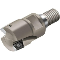 Walter - 3/4" Cut Diam, 0.394" Max Depth of Cut, Indexable Square Shoulder End Mill - Multiple Insert Styles, T18 Modular Connection, 90° Lead Angle, Through Coolant - Industrial Tool & Supply