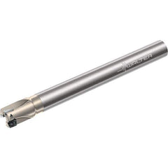 Walter - 25mm Cut Diam, 8mm Max Depth of Cut, 25mm Shank Diam, 200mm OAL, Indexable Square Shoulder End Mill - Multiple Insert Styles, Cylindrical Shank, 90° Lead Angle, Through Coolant, Series Xtra-tec - Industrial Tool & Supply