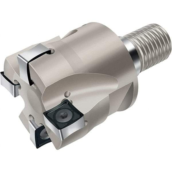 Walter - 40mm Cut Diam, 10mm Max Depth of Cut, Indexable Chamfer & Angle End Mill - Multiple Insert Styles, Modular Connection Shank, Through Coolant - Industrial Tool & Supply