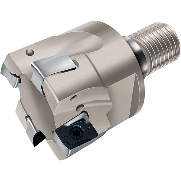 Walter - 40mm Cut Diam, 13mm Max Depth of Cut, Indexable Square Shoulder End Mill - Multiple Insert Styles, T36 Modular Connection, 90° Lead Angle, Through Coolant - Industrial Tool & Supply