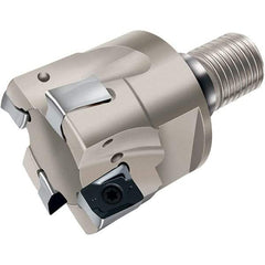 Walter - 40mm Cut Diam, 13mm Max Depth of Cut, Indexable Square Shoulder End Mill - Multiple Insert Styles, T36 Modular Connection, 90° Lead Angle, Through Coolant - Industrial Tool & Supply