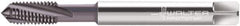 Walter-Prototyp - M8x1.00 Metric Fine 3 Flute 6HX Modified Bottoming Spiral Flute Tap - Powdered Metal, AlCrN Finish, 90mm OAL, Right Hand Flute, Right Hand Thread, Series 2141663 - Exact Industrial Supply