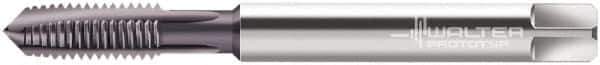Walter-Prototyp - M5x0.80 Metric, 3 Flute, AlCrN Finish, Powdered Metal Spiral Point Tap - Plug Chamfer, Right Hand Thread, 70mm OAL, 16mm Thread Length, 6mm Shank Diam, 6HX Class of Fit, Series 2021763 - Exact Industrial Supply