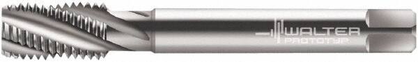 Walter-Prototyp - 1/2-20 UNF 4 Flute 3B Modified Bottoming Spiral Flute Tap - Powdered Metal, Bright Finish, 100mm OAL, Right Hand Flute, Right Hand Thread, Series 234604 - Industrial Tool & Supply