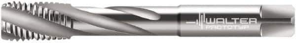 Walter-Prototyp - M12x1.75 Metric 4 Flute 6HX Modified Bottoming Spiral Flute Tap - Powdered Metal, Bright Finish, 110mm OAL, Right Hand Flute, Right Hand Thread, Series 204607 - Exact Industrial Supply