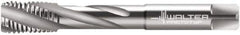 Walter-Prototyp - M12x1.75 Metric 4 Flute 6HX Modified Bottoming Spiral Flute Tap - Powdered Metal, Bright Finish, 110mm OAL, Right Hand Flute, Right Hand Thread, Series 204607 - Exact Industrial Supply