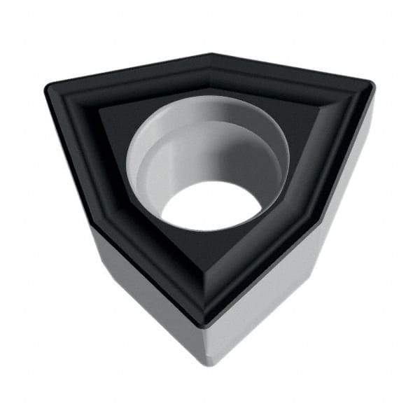 Walter - WOMX080408 D57 Grade WAK15 Carbide Indexable Drill Insert - TiCN/Al2O3/TiN Finish, Trigon, 12mm Inscribed Circle - Industrial Tool & Supply