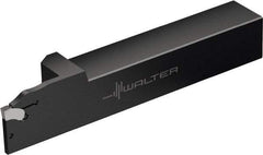 Walter - External Thread, 0.866" Max Depth of Cut, 4.9" OAL, Left Hand Indexable Grooving Cutoff Toolholder - 3/4" Shank Height x 3/4" Shank Width, SX-3.. Insert Style, G2012 Toolholder Style - Industrial Tool & Supply