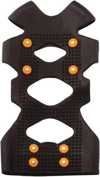 Ergodyne - Size 2XL, (Women's Size 2XL) Strap-On Cleat - Steel Studs Traction, Black - Industrial Tool & Supply