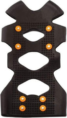 Ergodyne - Size 2XL, (Women's Size 2XL) Strap-On Cleat - Steel Studs Traction, Black - Industrial Tool & Supply