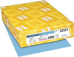 Neenah Paper - 8-1/2" x 11" Lunar Blue Colored Copy Paper - Use with Laser Printers, Inkjet Printers, Copiers - Industrial Tool & Supply