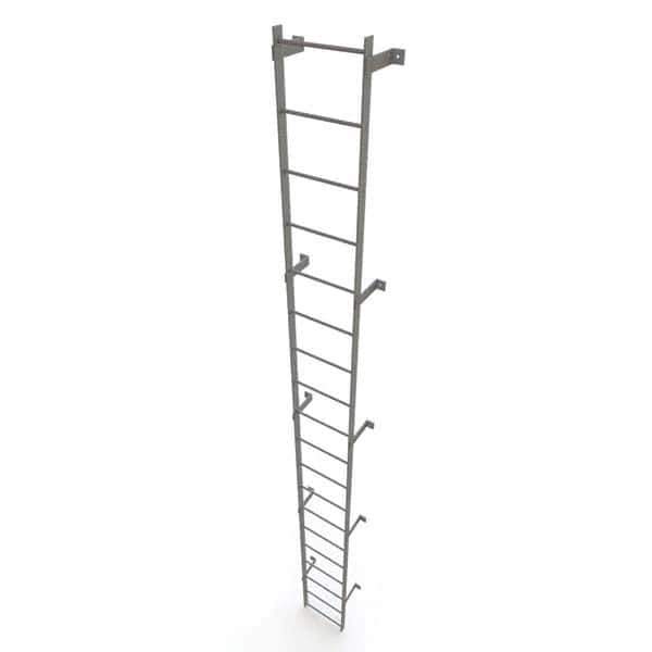 TRI-ARC - Rolling & Wall Mounted Ladders & Platforms Type: Fixed Ladder Style: Safety Cage - Industrial Tool & Supply