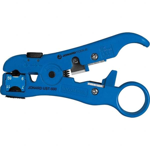 Jonard Tools - Cable Wire Stripper - Plastic Handle - Industrial Tool & Supply