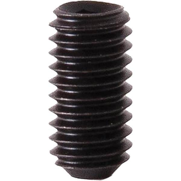 TE-CO - 1/2-13, Steel, Black Oxide Finish, Edge Clamp Screw - Industrial Tool & Supply