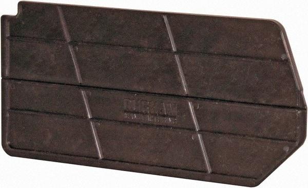 Durham - 2-1/2" Wide x 6-7/8" High, Black Bin Divider - Use with PB30220 - Industrial Tool & Supply