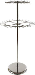 ECONOCO - Chrome Belt Display Rack - 27" Wide x 59-1/2" High - Industrial Tool & Supply