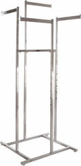 ECONOCO - Chrome 4-Way Display Rack - 71" High - Industrial Tool & Supply