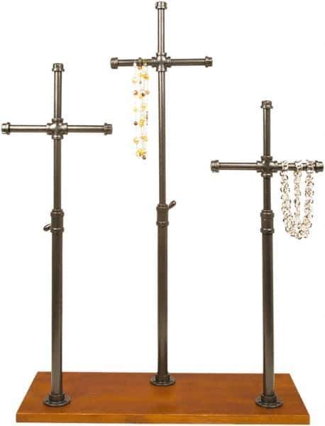 ECONOCO - Gray Accessory Display Rack Merchandiser - 20" Wide x 27" High x 8" Deep - Industrial Tool & Supply