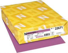 Neenah Paper - 8-1/2" x 11" Planetary Purple Colored Copy Paper - Use with Laser Printers, Copiers, Inkjet Printers - Industrial Tool & Supply