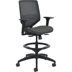 Hon - 53" High Mid Back Chair - 29-3/4" Wide x 28-3/4" Deep, Fabric Mesh Seat, Ink - Industrial Tool & Supply