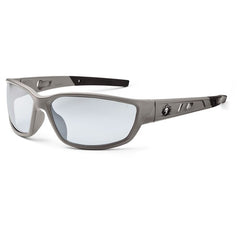 Kvasir In/Outdoor Lens Matte Gray Safety Glasses - Industrial Tool & Supply