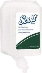 Scott - 1,000 mL Moisturizing Lotion - Comes in Dispenser Refill, Fresh Scent - Industrial Tool & Supply