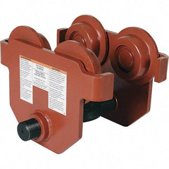 Vestil - 3 Ton Capacity Low Profile Manual Trolley - 3" to 8-5/8" Flange Width - Industrial Tool & Supply