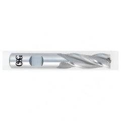 5/8 Dia. x 3-3/4 Overall Length 3-Flute Square End HSS-CO SE End Mill-Round Shank-Center Cutting-Uncoated - Industrial Tool & Supply