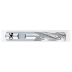7/8 Dia. x 4-1/8 Overall Length 3-Flute Square End HSS-CO SE End Mill-Round Shank-Center Cutting-Uncoated - Industrial Tool & Supply
