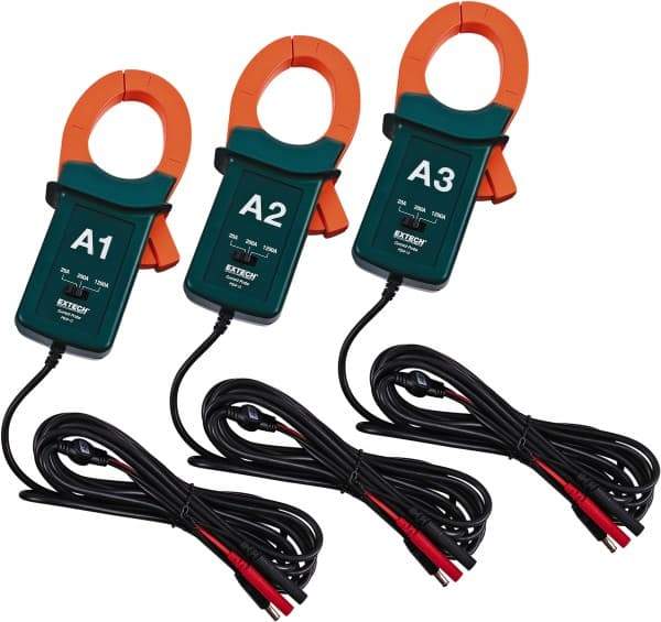 Extech - Electrical Test Equipment Probe - Use with Powers Analyzers - Industrial Tool & Supply